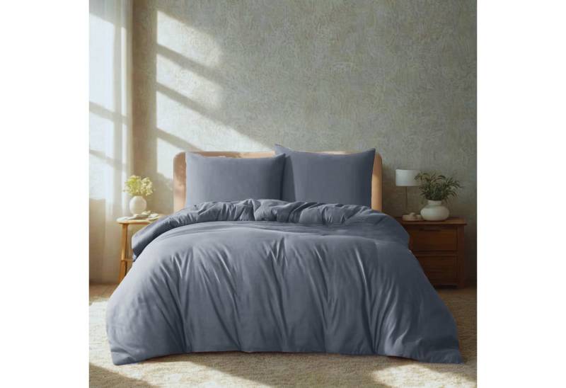 Komfortec Bettwäsche Premium, 135 x 200 bis 220 x 240 cm, 6 verschiedene Größen zur Auswahl, gebürstet 100% Mikrofaser, 3 teilig, Superweiches Bettwäsche-Set, Knitterfrei, Atmungsaktiv von Komfortec