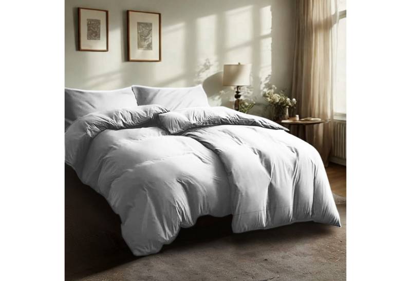 Komfortec Bettwäsche Premium, 135 x 200 bis 220 x 240 cm, 6 verschiedene Größen zur Auswahl, gebürstet 100% Mikrofaser, 4 teilig, Superweiches Bettwäsche-Set, Knitterfrei, Atmungsaktiv von Komfortec