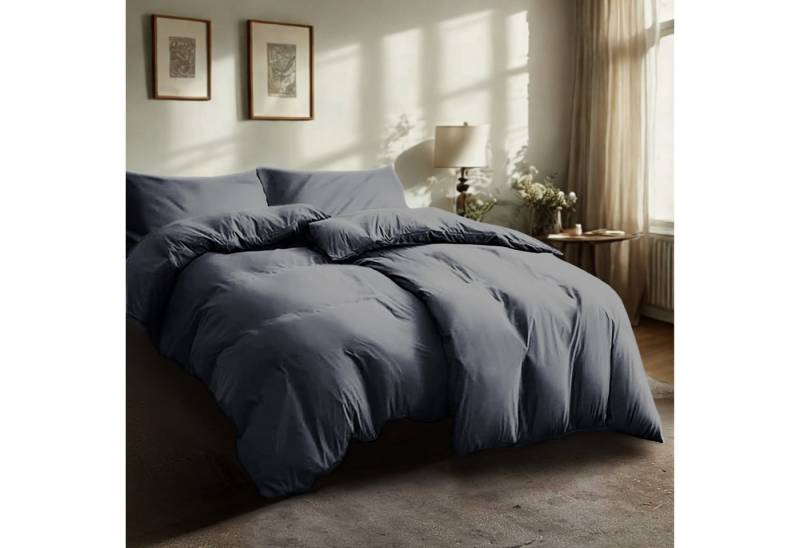 Komfortec Bettwäsche Premium, 135 x 200 bis 220 x 240 cm, 6 verschiedene Größen zur Auswahl, gebürstet 100% Mikrofaser, 4 teilig, Superweiches Bettwäsche-Set, Knitterfrei, Atmungsaktiv von Komfortec