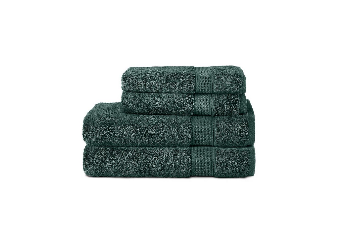 Komfortec Handtuch Set 100% Baumwolle, 2 Handtücher 50x100 cm und 2 Badetücher 70x140 cm, Frottier, (Packung, 4-tlg), Frottee, Weich von Komfortec