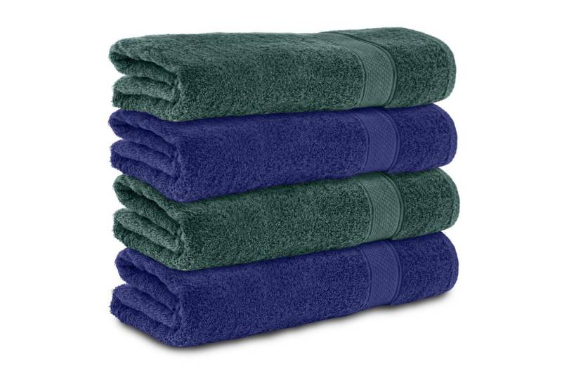 Komfortec Handtuch Set 100% Baumwolle, 470 g/m², Frottee (Set, 4-St), Handtücher 50x100 cm Set, Weich von Komfortec