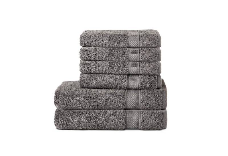 Komfortec Handtuch Set Handtuch Set 100% Baumwolle, 4&6 Teilig, Handtücher & Duschtücher, Frottee (Set, 6-St), Weich von Komfortec