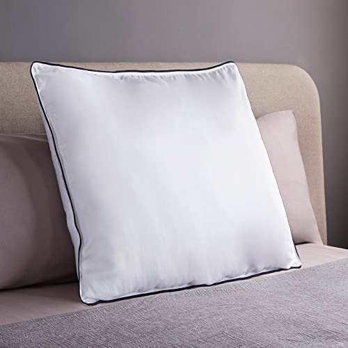 Komfortec Kopfkissen 50x50 cm, 400g Füllung, Seitenschläferkissen, atmungsaktives Schlafkissen, Antiallergisch, Weiches Kopfkissen Sofa Kissen, Weiß von Komfortec