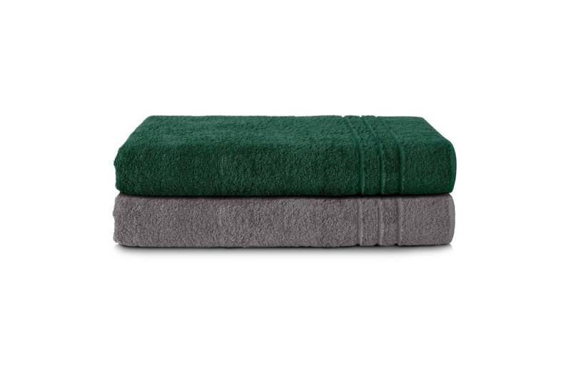 Komfortec Saunatuch Frotte aus 100% Baumwolle, Frottee (Packung, 2-St), 80x200 Saunatücher set XXL, Weich, Schnelltrocknend von Komfortec