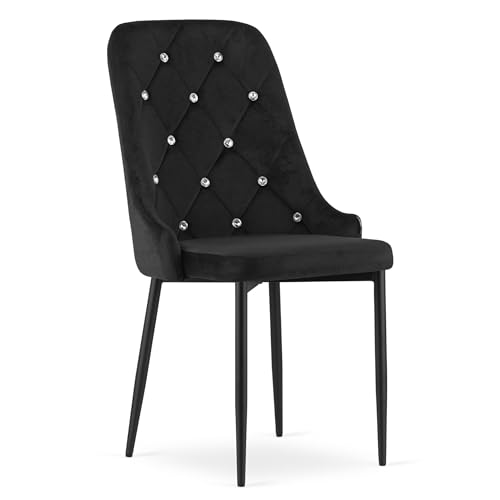 Komodee AMORETTA Stuhl - schwarz x 1 48x93x56 cm Komodee AMORETTA Stuhl - schwarz x 1 48x93x56 cm von Komodee