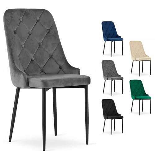 Komodee ANACAPRI Stuhl - grau x 1 48x93x56 cm von Komodee