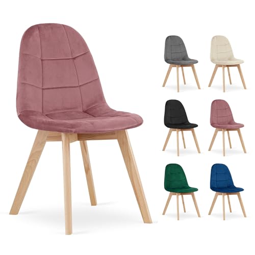 Komodee BORGIA Stuhl - dunkelrosa Samt x 1 45x82x54 cm Komodee BORGIA Stuhl - dunkelrosa Samt x 1 45x82x54 cm von Komodee