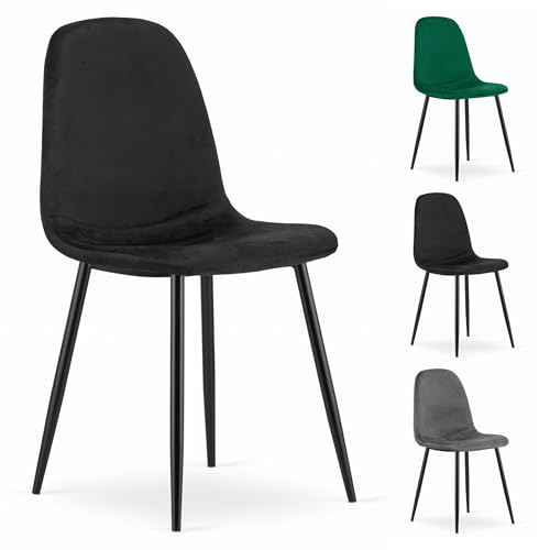 Komodee Bellagio Stuhl - schwarzer Samt x 1 45x88x51 cm Komodee Bellagio Stuhl - schwarzer Samt x 1 45x88x51 cm von Komodee