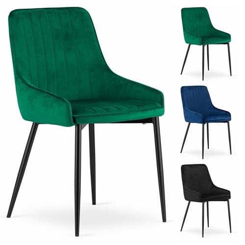 Komodee Bergamo Stuhl - grüner Samt x 1 49x83x58 cm Komodee Bergamo Stuhl - grüner Samt x 1 49x83x58 cm von Komodee