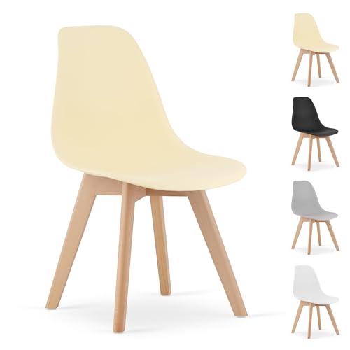 Komodee CHIETI Stuhl - Creme x 1 46x80x55 cm Komodee CHIETI Stuhl - Creme x 1 46x80x55 cm von Komodee