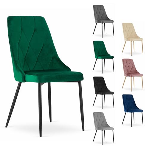 Komodee FAENZA Stuhl - dunkelgrüner Samt x 1 49x94x61 cm Komodee FAENZA Stuhl - dunkelgrüner Samt x 1 49x94x61 cm von Komodee