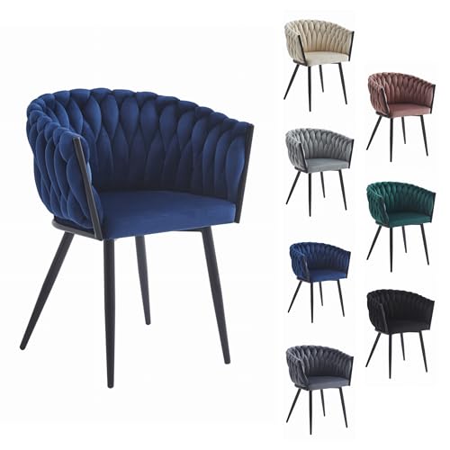 Komodee ORINO Stuhl - Marineblau Samt x 1 61x79x55 cm Komodee ORINO Stuhl - Marineblau Samt x 1 61x79x55 cm von Komodee