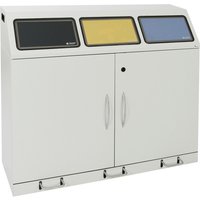 stumpf® kompakter Wertstoffsammler mit Fußhebel, 3 x 70 l von stumpf®