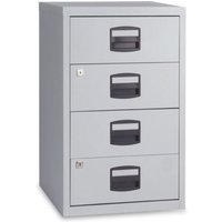 BISLEY Schubladenschrank mit 4 Materialschüben, lichtgrau von Bisley