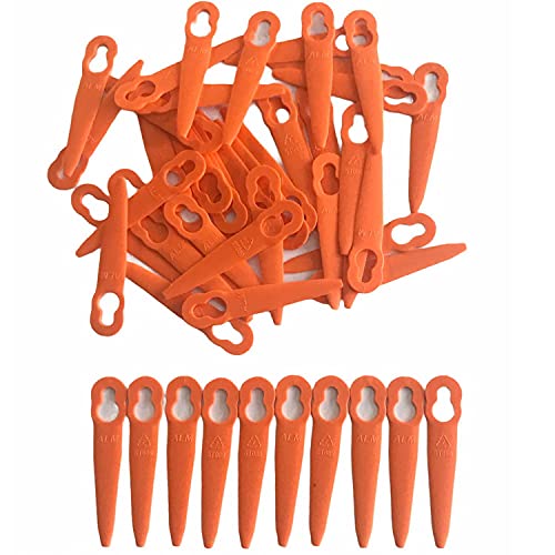 Kunststoffmesser Kompatibel für Stihl Rasentrimmer Poly Cut 2-2, Poly Cut 3-2, 50 Stück von KOMPATIBEL