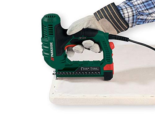 Parkside Elektrotacker PET 25 C2: Moderner Hefter mit Einhandbedienung und Heckladesystem Parkside Elektrotacker PET 25 C2: Moderner Hefter mit Einhandbedienung und Heckladesystem von Parkside