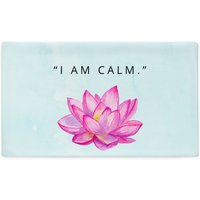Unikat "I Am Calm/I Choose To Feel Happy" Aquarell Affirmation Kissenbezug Unikat "I Am Calm/I Choose To Feel Happy" Aquarell Affirmation Kissenbezug von KonaKind