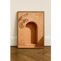 Mediterranean Wall Art | Boho Home Decor Poster Minimalist Archway Print Modern Neutral von KonaStudioDesign