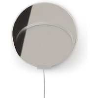 Koncept Gravy Plug-In LED Wandleuchte, Silber von Koncept