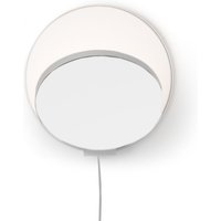 Koncept Gravy Plug-In LED Wandleuchte, Silber von Koncept