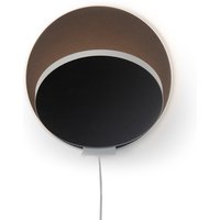 Koncept Gravy Plug-In LED Wandleuchte, Silber von Koncept