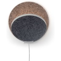 Koncept Gravy Plug-In LED Wandleuchte, Silber von Koncept