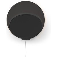 Koncept Gravy Plug-In LED Wandleuchte, schwarz von Koncept