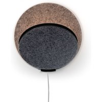 Koncept Gravy Plug-In LED Wandleuchte, schwarz von Koncept