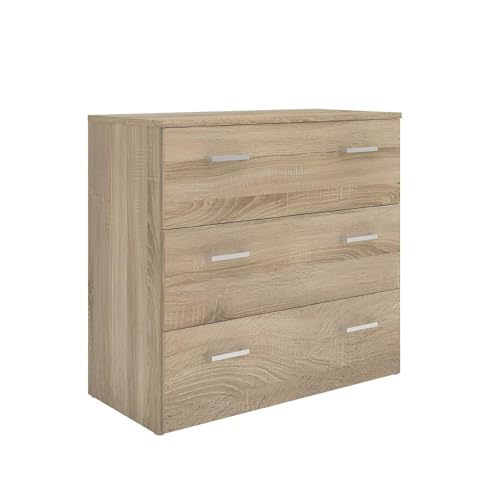 Kondela Garbo 3 Kommode mit Schubladen | Schubladenschrank modern | Schmale Kommode Holz | Schlafzimmer Kommode | Aufbewahrung Sideboard | Grifflose Kommode | Flurkommode Weiß Kondela Garbo 3 Kommode mit Schubladen | Schubladenschrank modern | Schmale Kommode Holz | Schlafzimmer Kommode | Aufbewahrung Sideboard | Grifflose Kommode | Flurkommode Weiß von Kondela