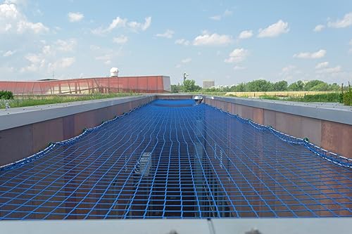 Personenauffangnetz 7,5m x 15,0m, #10,0cm, Kordel 5,0mm, DIN EN 1263-1, blau Personenauffangnetz 7,5m x 15,0m, #10,0cm, Kordel 5,0mm, DIN EN 1263-1, blau von Konege
