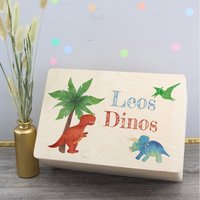 Konfettidruck 1804 Aufbewahrungsbox "Leos Dinos" von Konfettidruck