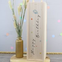 Konfettidruck 1962 Kerzenbox "Happy Birthday" von Konfettidruck