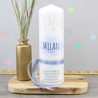 Konfettidruck 2246 Trauerkerze "sternenkind - Milan" von Konfettidruck