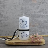 Trauerkerze Personalisiert Mit Name Kerze Trauer Andenken Haustier "Susi" von Konfettidruck