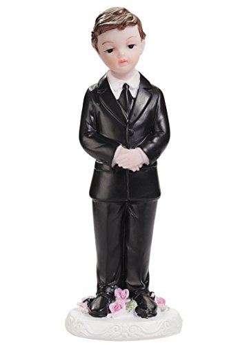 HobbyFun Tortenaufsatz Tortenfigur Cake Topper Kommunion Konfirmation Junge 11 cm von Konfirmation / Kommunion