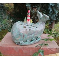 Wal Windlicht Keramik Kerzenzauber von KonformArt