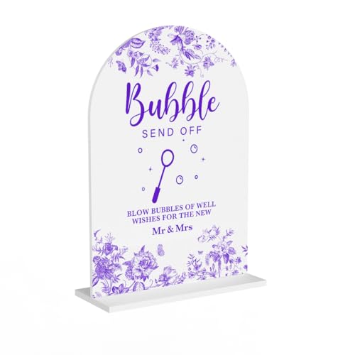 Acryl-Hochzeitsschilder, staubiges violettes Hochzeitsdekor, violette Hochzeitsdekoration, Blasenschilder für den Empfang, moderner Kalligraphiebogen, Acryl-Tischplatte für Hochzeiten, Partys von KongMoTree
