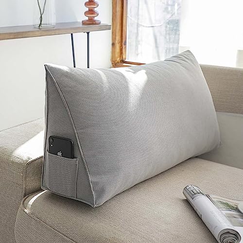 Kongdson Keilkissen, Rückenstützkissen, Lendenwirbelstütze, Haltung, Lesekissen für Bett, Sofa, Stuhl, 60/70/80/90/100/120 cm, großes Kopfteil, atmungsaktiver und waschbarer Bezug Kongdson Keilkissen, Rückenstützkissen, Lendenwirbelstütze, Haltung, Lesekissen für Bett, Sofa, Stuhl, 60/70/80/90/100/120 cm, großes Kopfteil, atmungsaktiver und waschbarer Bezug von Kongdson