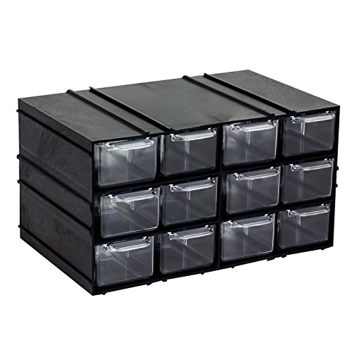 12 Schubladen Regal endlos erweiterbar Kombi Modul transparent 23 x 14 x 12cm 12 Schubladen Regal endlos erweiterbar Kombi Modul transparent 23 x 14 x 12cm von Konger