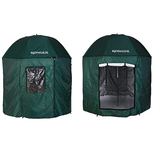 Konger Angeln Regenschirm Zelt 250cm mit Moskitonetz von Konger
