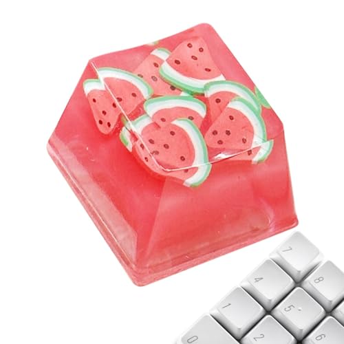 Kristallgelee-Tastenkappen, Tastenkappen - Süße Schlüsselkappen Candy Fruit Keycaps | Süßigkeiten Tastenkappen Dekoratives Computerzubehör für mechanische Tastatur Hintergrundbeleuchtete von Kongou