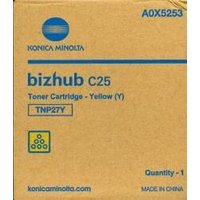 Konica Minolta Original TNP-27Y Toner gelb 4.500 Seiten (A0X5253) von Konica Minolta