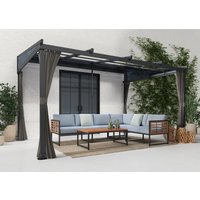KONIFERA Anbaupavillon "Bilbao, Terrassenüberdachung" in Breite 360, 423 und 480 cm, ohne Seitenteile von Konifera