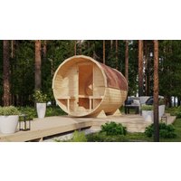 KONIFERA Fasssauna "Lathy XL" Saunaofen mit eingebauter Steuerung 9 kW von Konifera