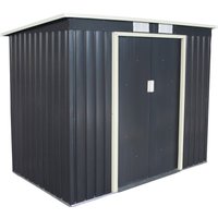 KONIFERA Gerätehaus ""Max" aus langlebigem Metall" inklusive Fundamentrahmen von Konifera