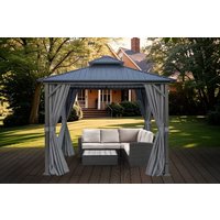 KONIFERA Pavillon "Thasos" mit Doppeldach, in BxT: 300x300 cm und 400x300 cm, ohne Seitenteile KONIFERA Pavillon "Thasos" mit Doppeldach, in BxT: 300x300 cm und 400x300 cm, ohne Seitenteile von Konifera