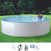 KONIFERA Rundpool "NEO 1", (Set, 5 tlg.), inkl. hochwertigem Zubehör, Tiefe 120 cm, in versch. Größen von Konifera