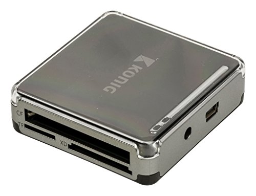König CSU2CHC100BL USB 2.0 Hub mit 3 Anschluss und Speicherkartenleser König CSU2CHC100BL USB 2.0 Hub mit 3 Anschluss und Speicherkartenleser von Konig