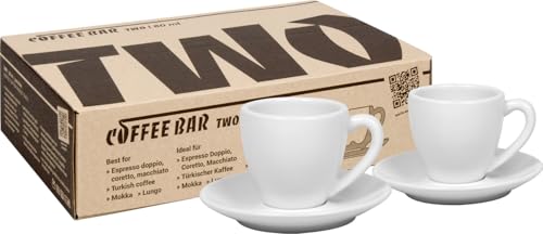 Konitz 2er Set im Geschenkkarton Coffee Bar TWO 80ml Kaffeetassen, 17 5 800 0002 von Konitz