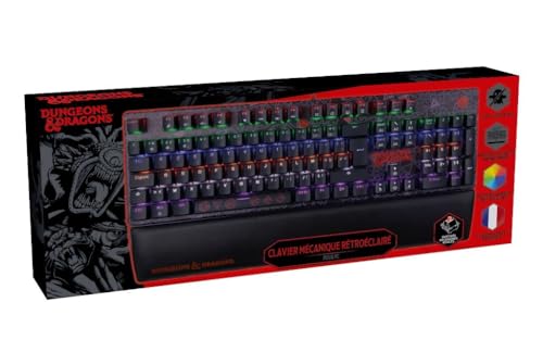 Konix Keyboard Dungeons und Drachen Mecha grau von Konix